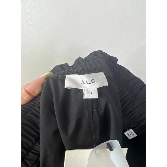 NWT A.L.C. Kaleb Pull On High Rise Fixed Cuff Casual Black Short Size: Small - Picture 8 of 9